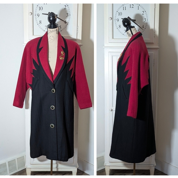 Vintage Avant-Garde Wool Coat - Picture 5 of 9